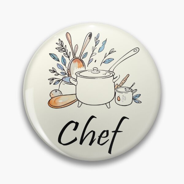 Item preview, Rustic Kitchen Chef Illustration designed and sold by MoxisWatercolor.