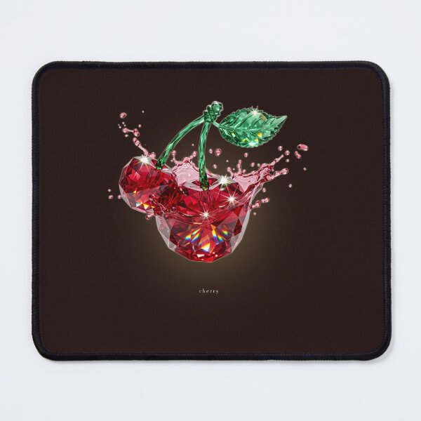 Item preview, Cherry Gem Splash Aesthetic T-Shirt | Luxury Red Cherry Graphic Tee | Y2K Streetwear Fruit Art designed and sold by QuirkyCloud Designs.