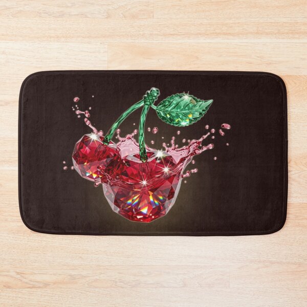 Item preview, Cherry Gem Splash Aesthetic T-Shirt | Luxury Red Cherry Graphic Tee | Y2K Streetwear Fruit Art designed and sold by QuirkyCloud Designs.