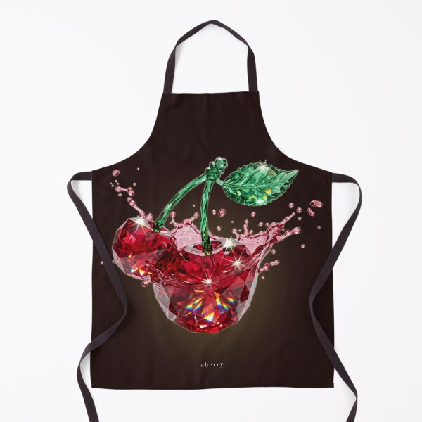 Item preview, Cherry Gem Splash Aesthetic T-Shirt | Luxury Red Cherry Graphic Tee | Y2K Streetwear Fruit Art designed and sold by QuirkyCloud Designs.