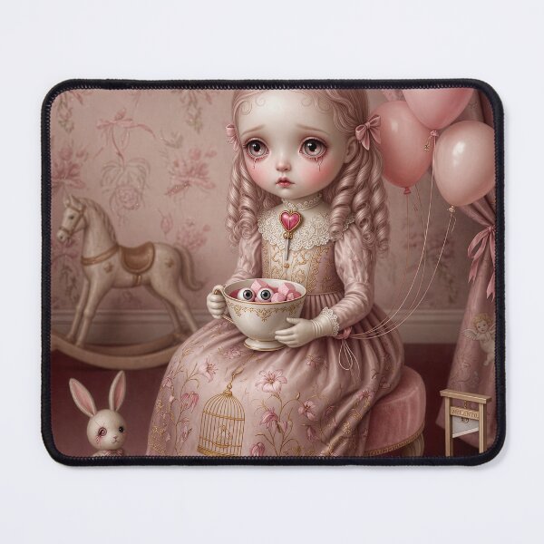 Item preview, Sweet Melancholy | Vintage Soft Surrealism, Lowbrow Art, Pale Pink Aesthetic designed and sold by Piagor.