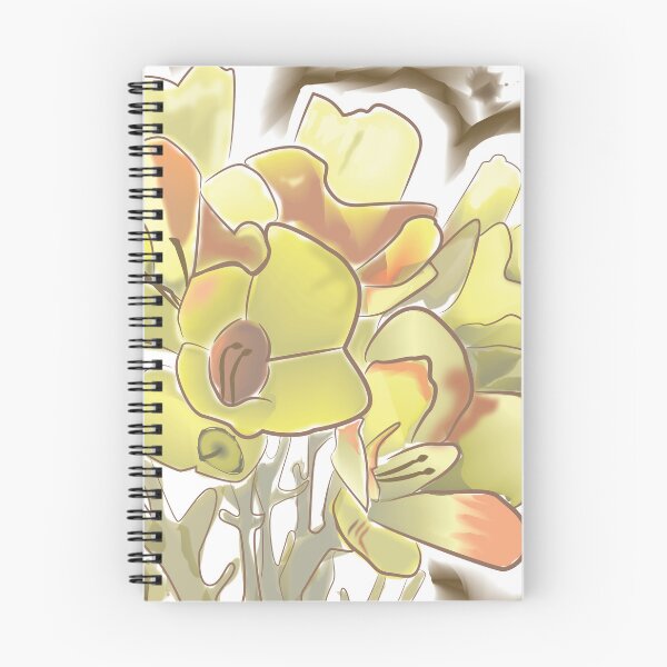 Item preview, Freesias Watercolor Digital Painting designed and sold by drfriedman1976.