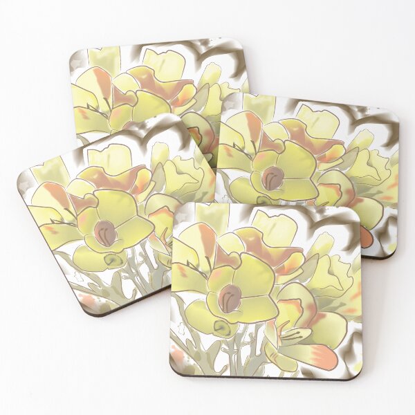 Item preview, Freesias Watercolor Digital Painting designed and sold by drfriedman1976.