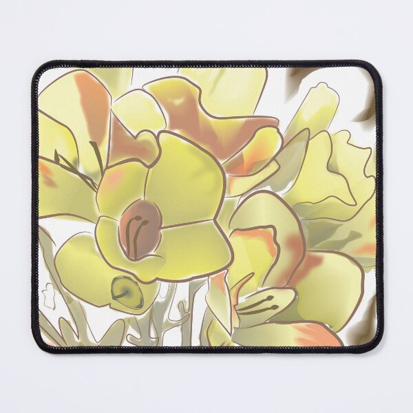 Item preview, Freesias Watercolor Digital Painting designed and sold by drfriedman1976.