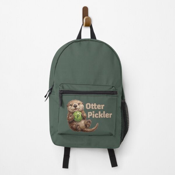 Item preview, The Otter Pickler Whimsical Pickleball Animal designed and sold by Englandbear.