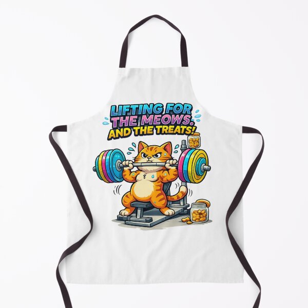 Item preview, Funny Gym Cat Shirt – Lifting For The Meows And The Treats Cute Workout Cat Design designed and sold by AMIR PRO .
