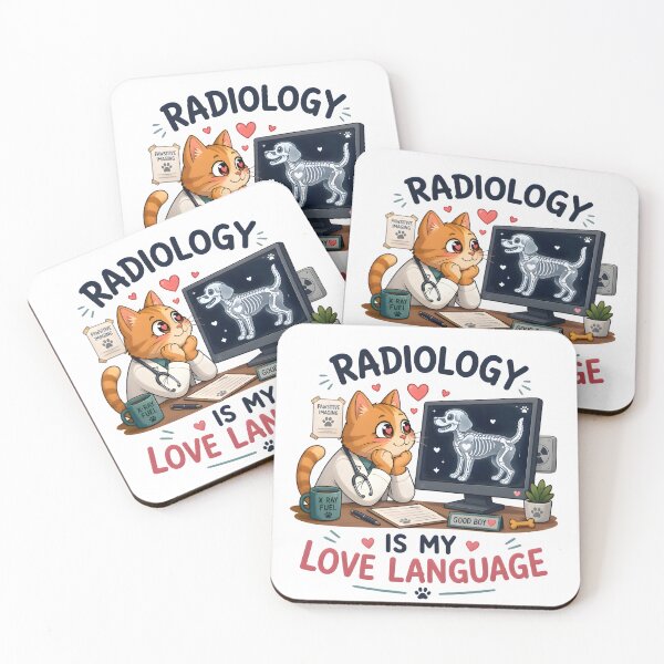 Item preview, Radiology Is My Love Language Cat Design | Funny Veterinary Radiology Humor designed and sold by Bettybee00.