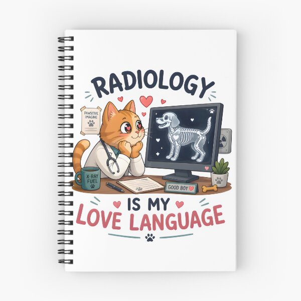 Item preview, Radiology Is My Love Language Cat Design | Funny Veterinary Radiology Humor designed and sold by Bettybee00.