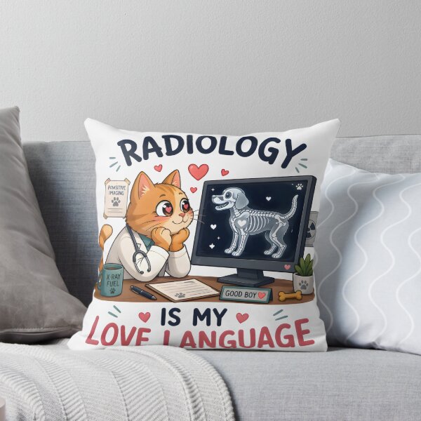 Item preview, Radiology Is My Love Language Cat Design | Funny Veterinary Radiology Humor designed and sold by Bettybee00.