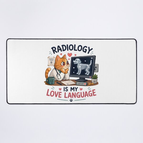 Item preview, Radiology Is My Love Language Cat Design | Funny Veterinary Radiology Humor designed and sold by Bettybee00.