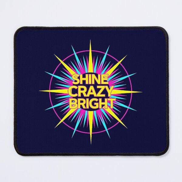 Item preview, Shine Crazy Bright Neon Starburst Spiritual Design designed and sold by PixelQ.