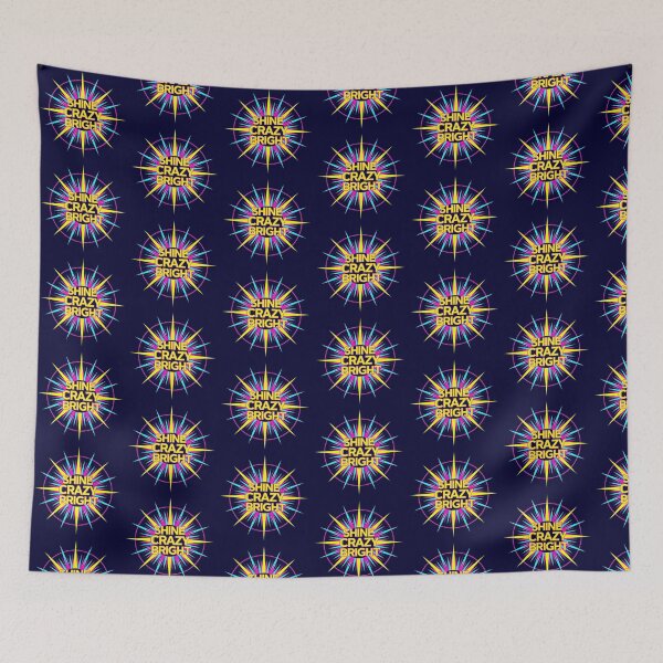 Item preview, Shine Crazy Bright Neon Starburst Spiritual Design designed and sold by PixelQ.