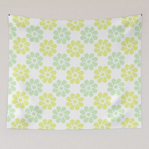 Item preview, Tea green & key lime spring flowers designed and sold by Mint + Midnight.