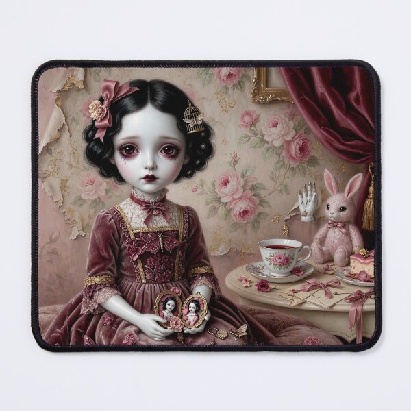 Item preview, Softly, She Remembers | Vintage Soft Surrealism, Lowbrow Art, Pale Pink Aesthetic designed and sold by Piagor.