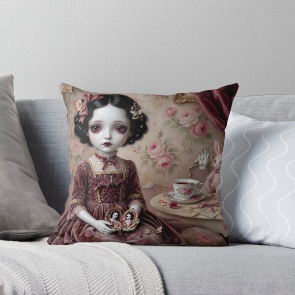 Item preview, Softly, She Remembers | Vintage Soft Surrealism, Lowbrow Art, Pale Pink Aesthetic designed and sold by Piagor.