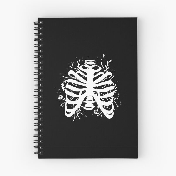 Item preview, Floral Skeleton Rib Cage – Gothic Botanical Anatomy Design designed and sold by SkeletonMood.