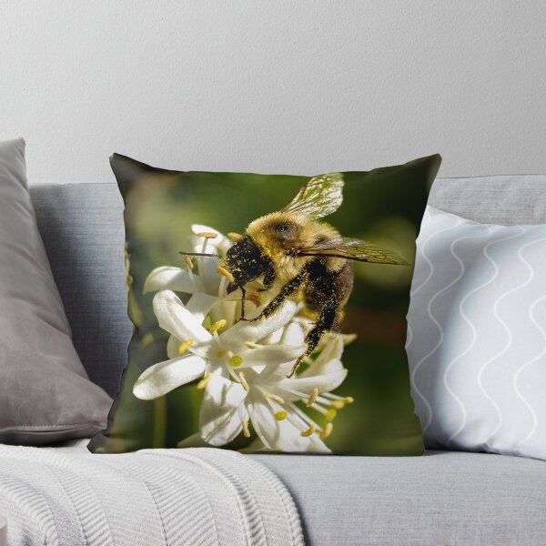 Item preview, Gilded with Gold — Bee with Bokeh designed and sold by Susarellis.