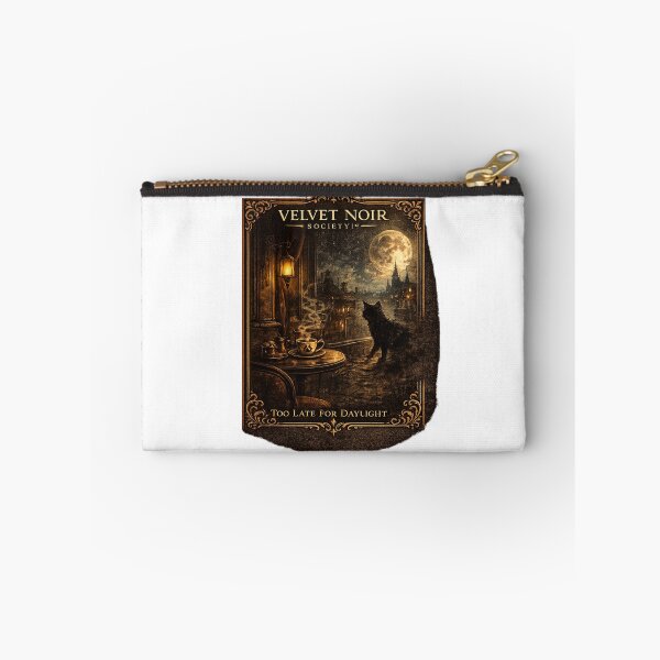 Item preview, Velvet Noir Society – Too Late For Daylight Gothic Cat Noir Artwork designed and sold by DailyTrendFinds.