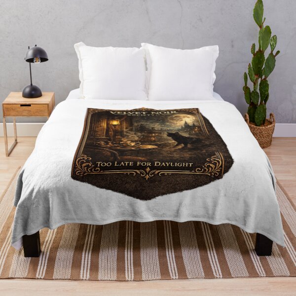 Item preview, Velvet Noir Society – Too Late For Daylight Gothic Cat Noir Artwork designed and sold by DailyTrendFinds.