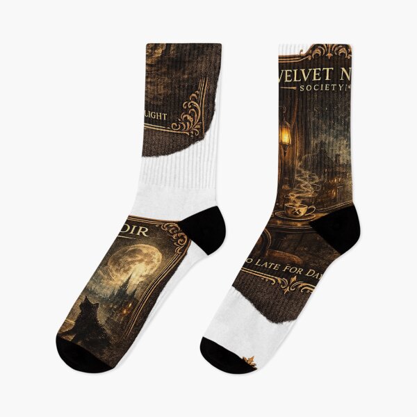 Item preview, Velvet Noir Society – Too Late For Daylight Gothic Cat Noir Artwork designed and sold by DailyTrendFinds.