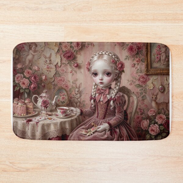 Item preview, The Silence She Holds | Vintage Soft Surrealism, Lowbrow Art, Pale Pink Aesthetic designed and sold by Piagor.