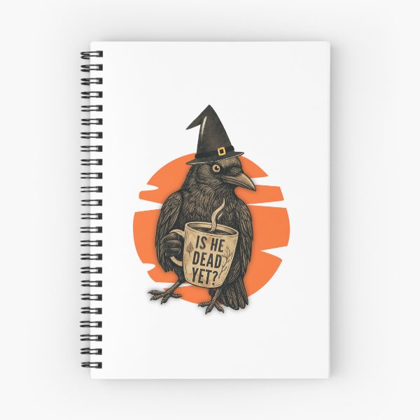 Item preview,  Is He Dead Yet Black Crow Protest  Political Subtle FDT Resist And Persist designed and sold by MotivaChic.