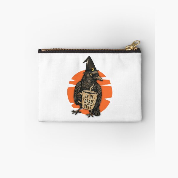 Item preview,  Is He Dead Yet Black Crow Protest  Political Subtle FDT Resist And Persist designed and sold by MotivaChic.