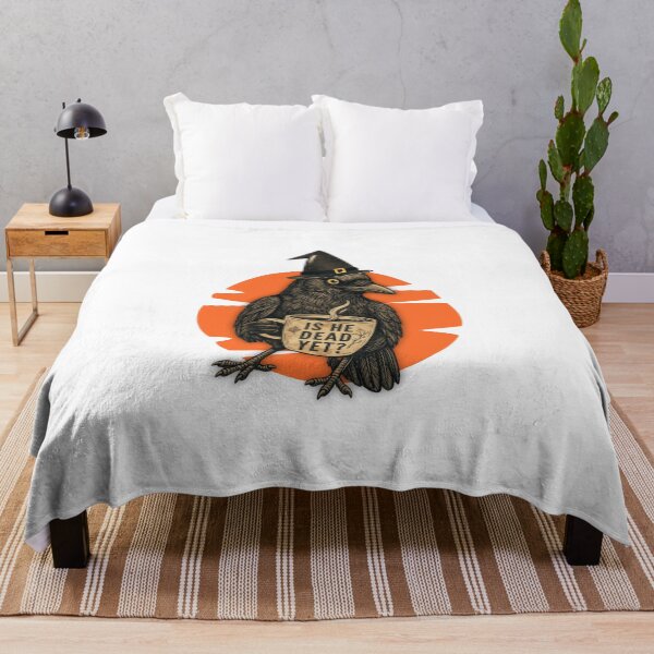 Item preview,  Is He Dead Yet Black Crow Protest  Political Subtle FDT Resist And Persist designed and sold by MotivaChic.
