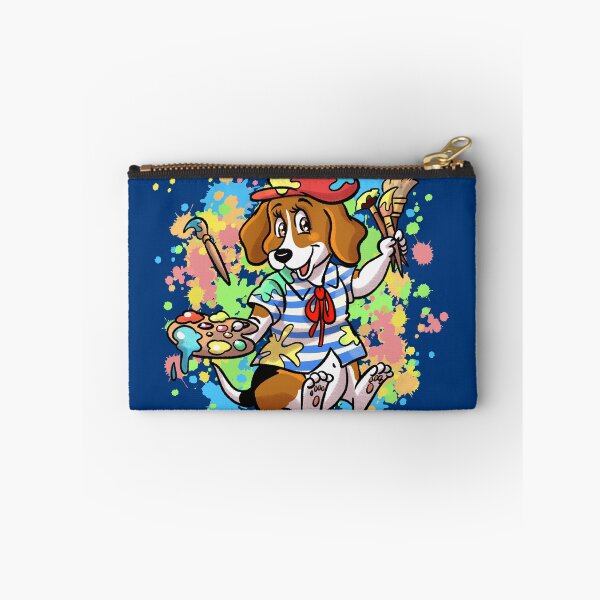 Item preview, Artist Puppy Painter -Creative Beagle With Paint Splatters designed and sold by TeamLouOfficial.