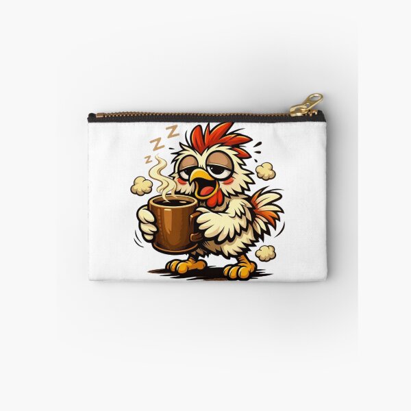 Item preview, Chicken Chaos – Coffee Mode Funny Coffee Lover T‑Shirt designed and sold by MerchlyMike.