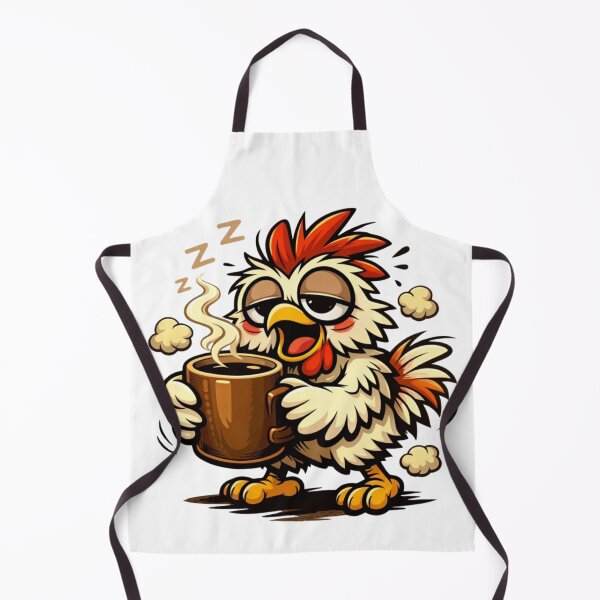 Item preview, Chicken Chaos – Coffee Mode Funny Coffee Lover T‑Shirt designed and sold by MerchlyMike.