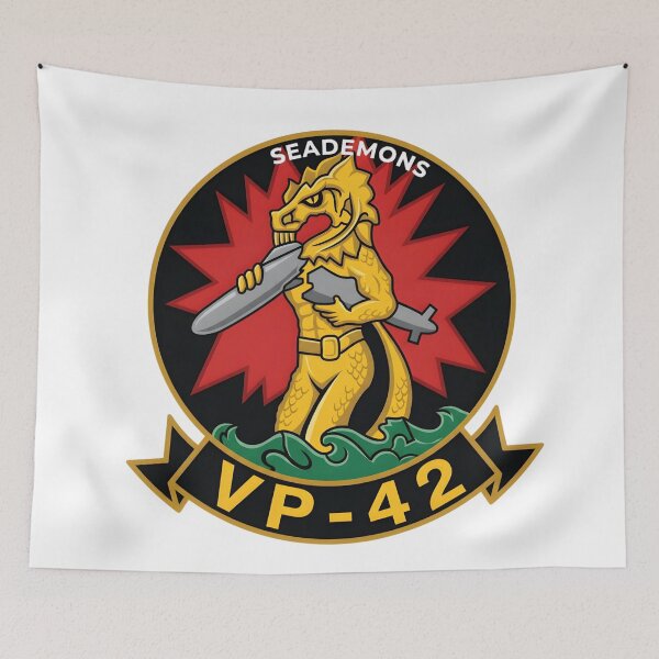 Item preview, Official Insignia of U.S. Navy Patrol Squadron 42 (VP-42) "Seademons" designed and sold by CharlieDesings.