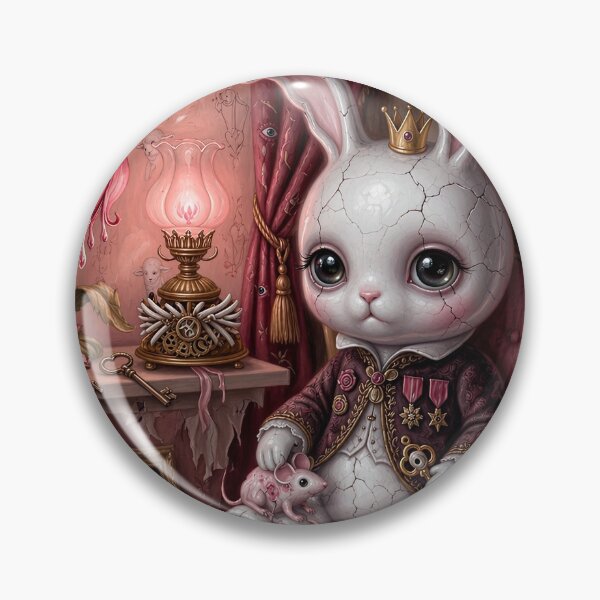 Item preview, The Little Rabbit's Secret | Vintage Soft Surrealism, Lowbrow Art, Pale Pink Aesthetic designed and sold by Piagor.