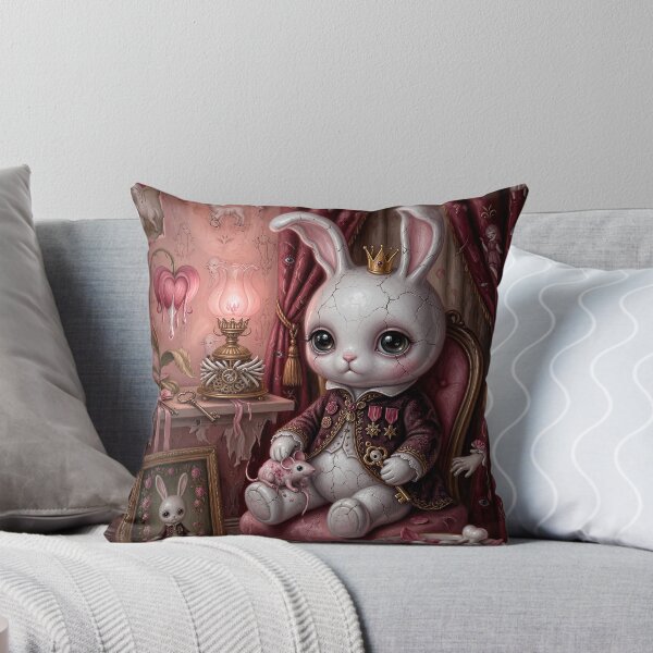 Item preview, The Little Rabbit's Secret | Vintage Soft Surrealism, Lowbrow Art, Pale Pink Aesthetic designed and sold by Piagor.