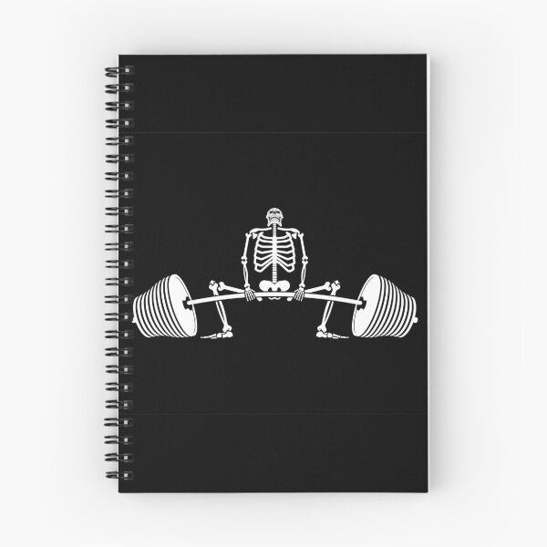 Item preview, Skeleton Deadlift Gym Design – Funny Gothic Weightlifting Art designed and sold by SkeletonMood.