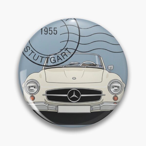 Item preview, Mercedes 190SL Classic Roadster Vintage Postage Stamp Art designed and sold by Motorline44.