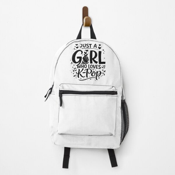 Item preview, Just a Girl Who Loves K-Pop – Cute Kpop Fan Girl Quote Aesthetic Design designed and sold by Teetreasure2.