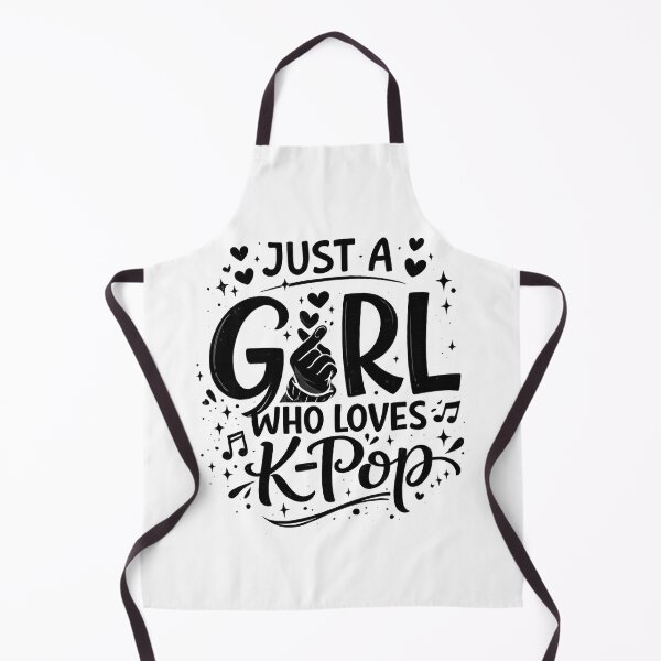 Item preview, Just a Girl Who Loves K-Pop – Cute Kpop Fan Girl Quote Aesthetic Design designed and sold by Teetreasure2.