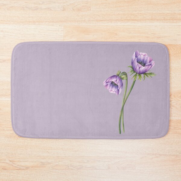 Item preview, Copy of Copy of Watercolor anemone purple flowers bouquet. Hand drawn designed and sold by BartolArt.