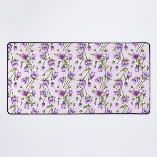 Item preview, Copy of Copy of Watercolor anemone purple flowers bouquet. Hand drawn designed and sold by BartolArt.