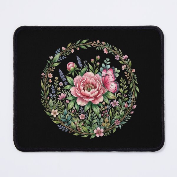 Item preview, Pink Peony & Butterfly Celestial Botanical designed and sold by MoonSoul Studio.