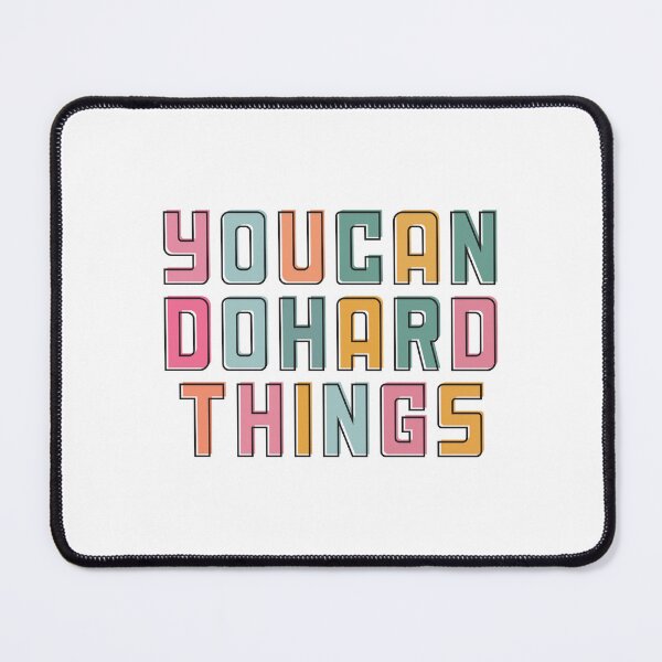 Item preview, You Can Do Hard Things Motivational Quote designed and sold by Love Between Pages.