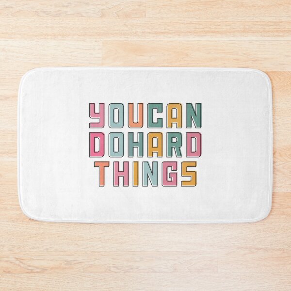 Item preview, You Can Do Hard Things Motivational Quote designed and sold by Love Between Pages.