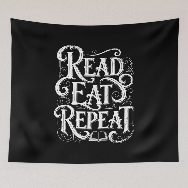 Item preview, Read, Eat, Repeat. Book club, readers, book lovers designed and sold by iclipart.