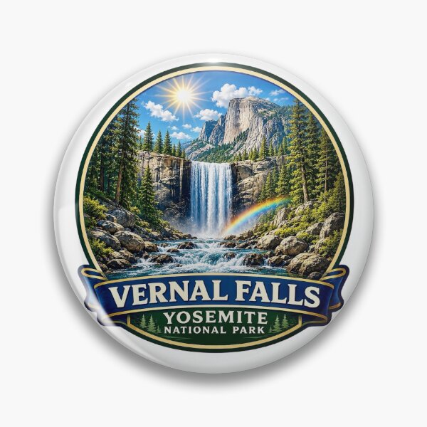 Item preview, Vernal Falls, Yosemite Waterfall designed and sold by Myra365Art.