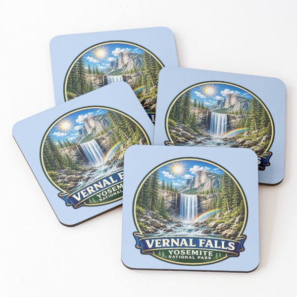 Item preview, Vernal Falls, Yosemite Waterfall designed and sold by Myra365Art.