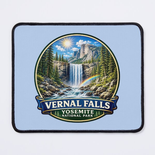 Item preview, Vernal Falls, Yosemite Waterfall designed and sold by Myra365Art.