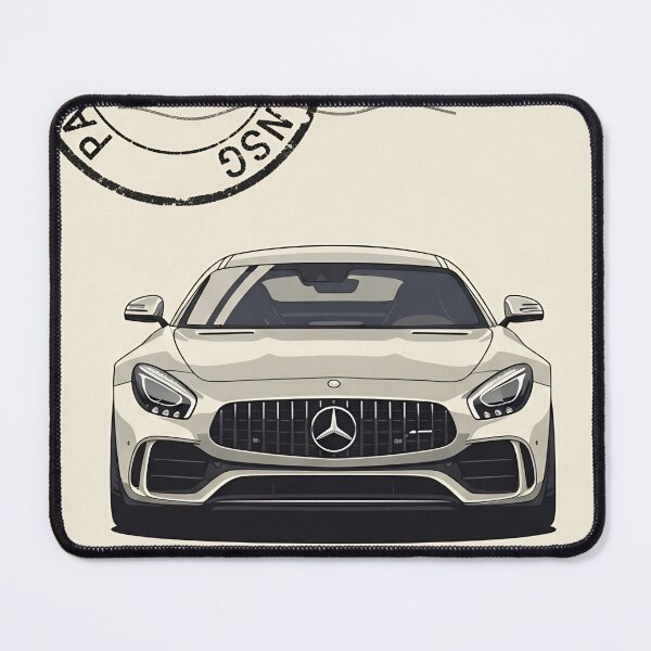 Item preview, Mercedes AMG GT Coupe Modern Supercar Vintage Postage Stamp Art designed and sold by Motorline44.