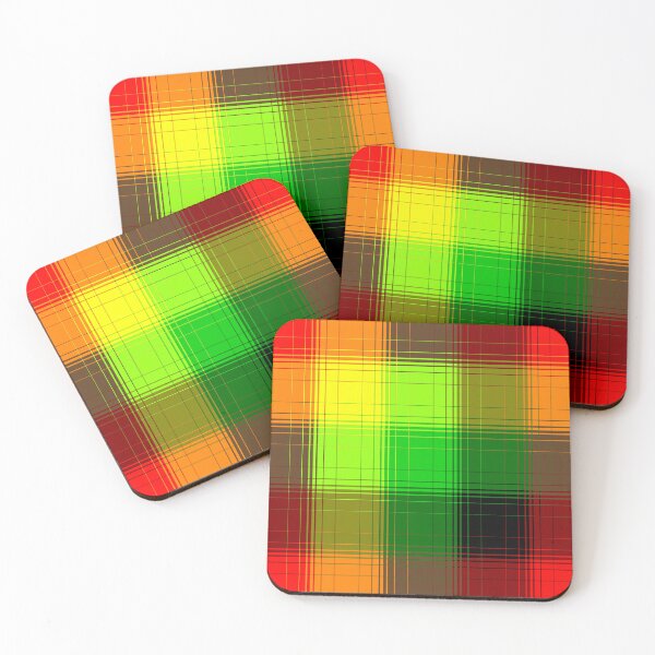 Item preview, Overlapping Plaid: Summer/Jamaican designed and sold by SarahJosArt.