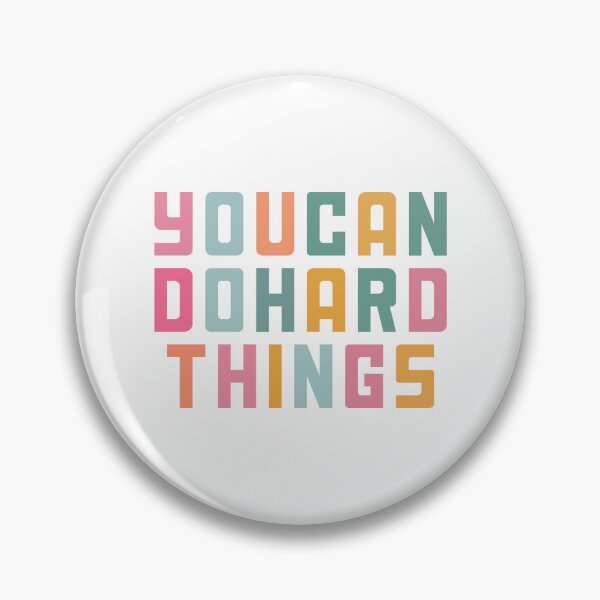 Item preview, You Can Do Hard Things Motivational Quote designed and sold by Love Between Pages.